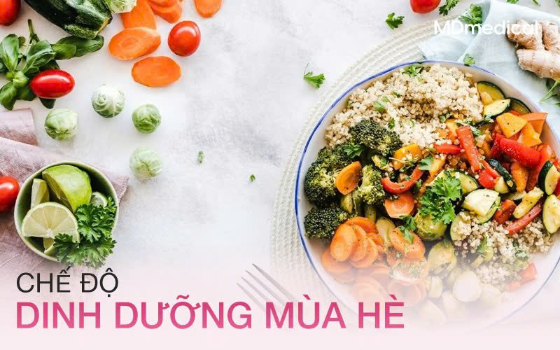 Chế độ dinh dưỡng mùa hè cho làn da
