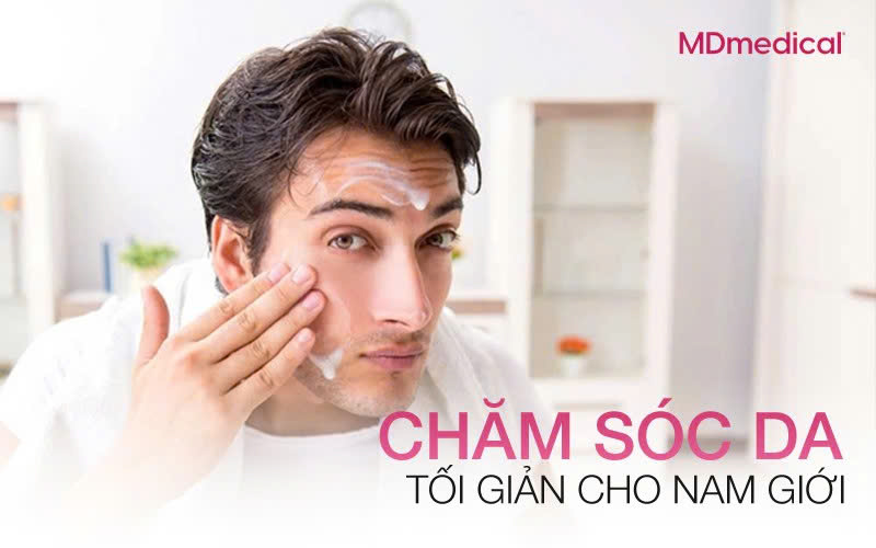 chăm sóc da tối giản cho nam giới