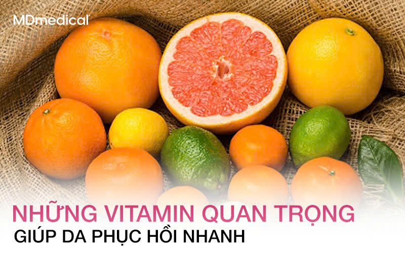 5 loại vitamin giúp da phục hồi tốt hơn