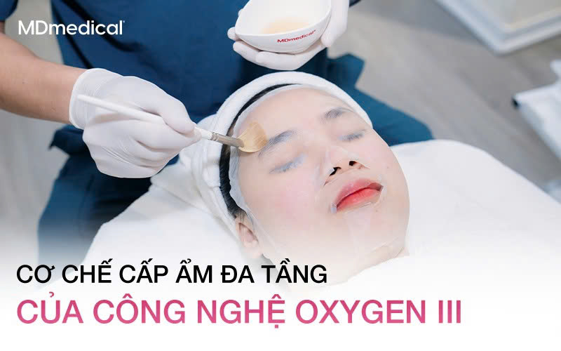 Cơ chế cấp ẩm đa tầng của công nghệ Oxygen III trong điều trị da mất nước